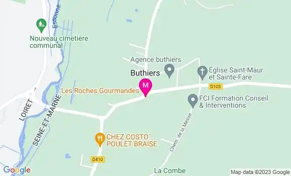 Localisation Restaurant  Les Roches Gourmandes