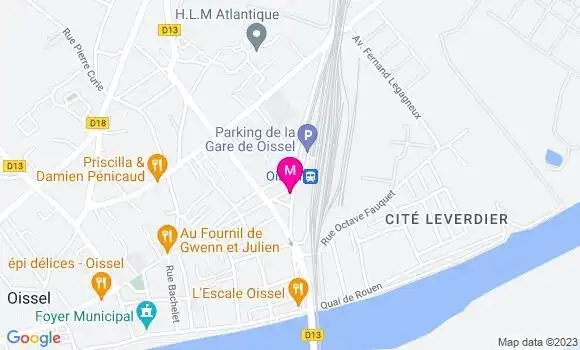 Localisation Brasserie Les Voyageurs