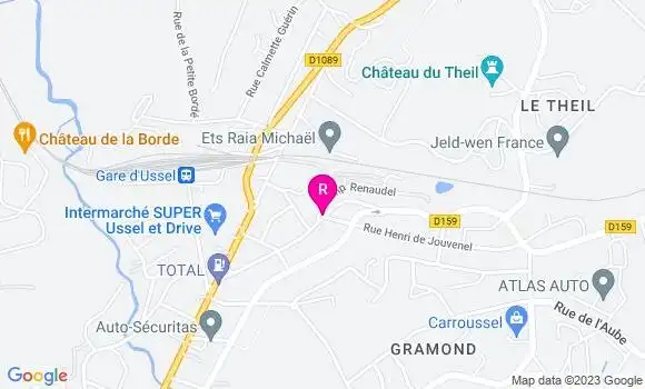 Localisation Restaurant Bar Café du Theil