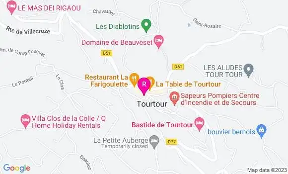 Localisation Restaurant  L