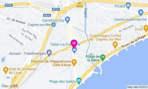 Localisation Restaurant  La Plameraie