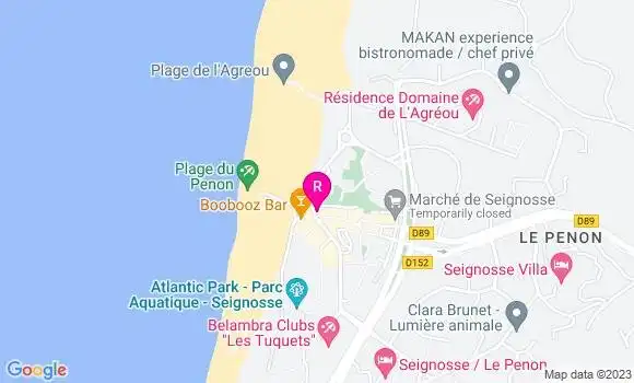 Localisation Restaurant Bar Baïne Café