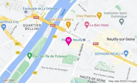 Localisation Restaurant  Les Tsarines