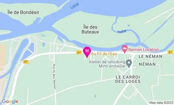 Localisation Restaurant  Au Fil de l