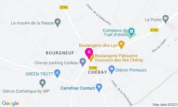 Localisation Restaurant  Le Breuil