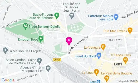Localisation Café Chez Muriel