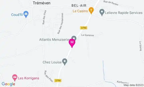Localisation Restaurant  Arc en Ciel