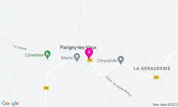 Localisation Restaurant  Au Rendez vous de la Jeunesse