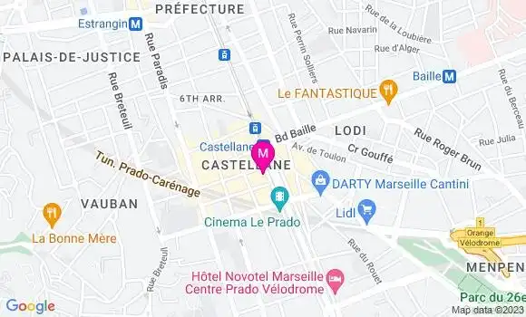 Localisation Pizzeria La Mère Buonavista