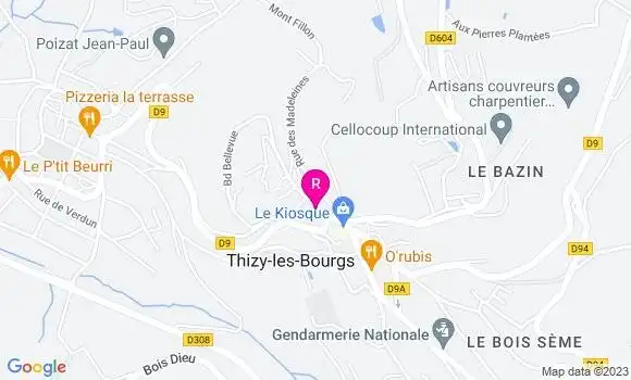Localisation Restaurant  Chez Christine