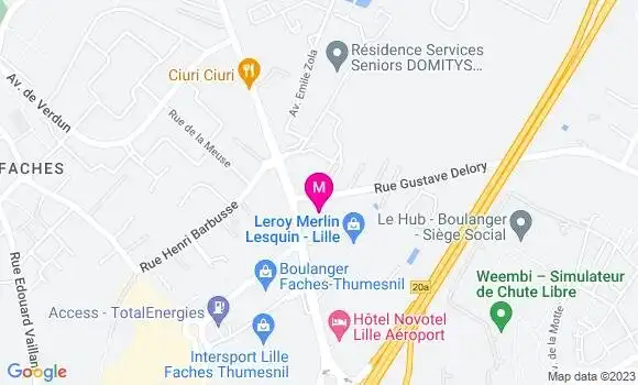 Localisation Restaurant Grill Buffalo Grill