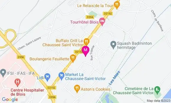 Localisation Restaurant Grill Buffalo Grill