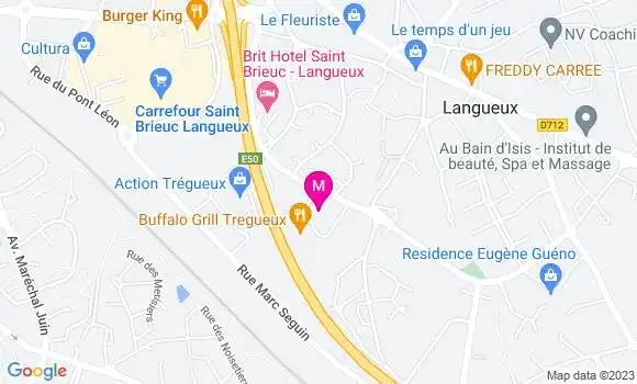 Localisation Pizzeria L