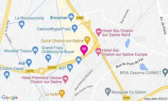 Localisation Restaurant Grill Buffalo Grill