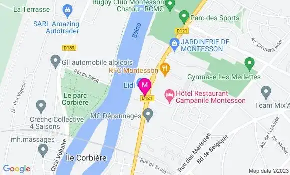 Localisation Restaurant Grill Buffalo Grill