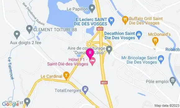 Localisation Restaurant Bar Comptoir de Maitre Kanter