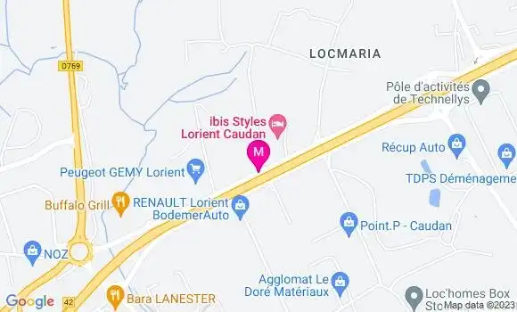 Localisation Restaurant Grill Buffalo Grill