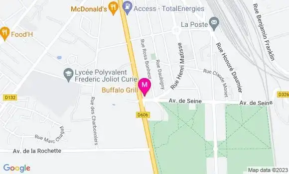 Localisation Restaurant Grill Buffalo Grill
