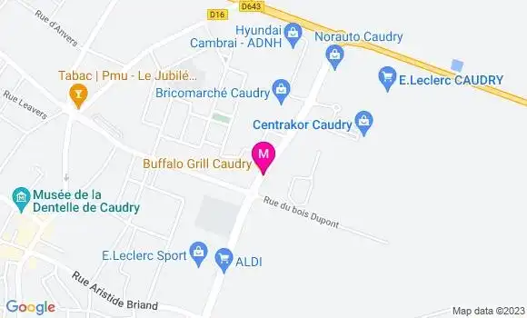 Localisation Restaurant Grill Buffalo Grill