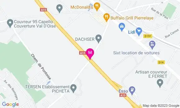 Localisation Restaurant Grill Buffalo Grill