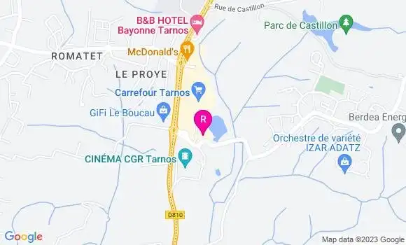 Localisation Restaurant Grill Buffalo Grill