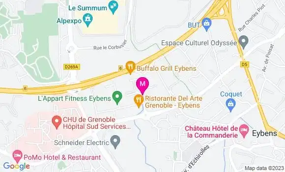 Localisation Restaurant Grill Buffalo Grill