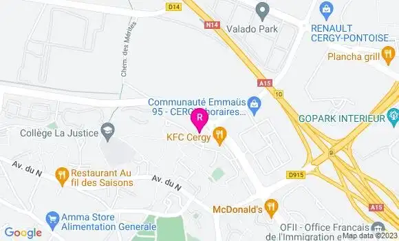 Localisation Restaurant Grill Buffalo Grill