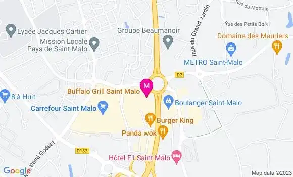 Localisation Restaurant Grill Buffalo Grill