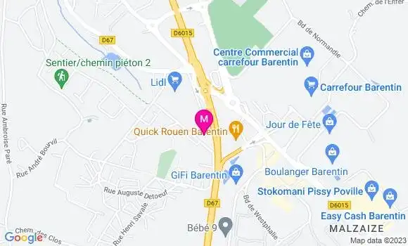 Localisation Restaurant Grill Buffalo Grill
