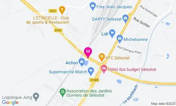 Localisation Restaurant Grill Buffalo Grill