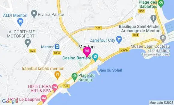 Localisation Restaurant  La Coupole