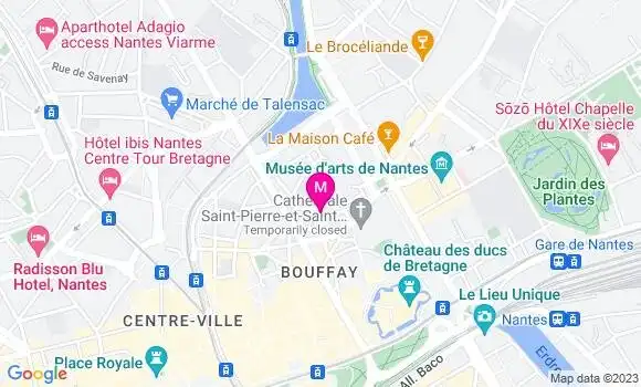 Localisation Restaurant Végétarien La Cachette