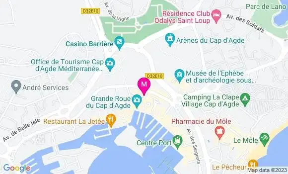 Localisation Restaurant  Les Joutes