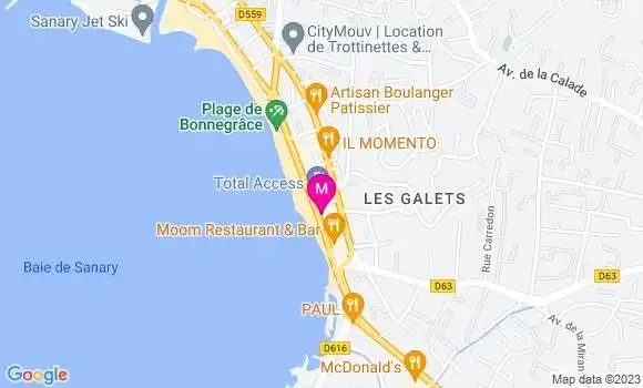 Localisation Restaurant  Les Tontons