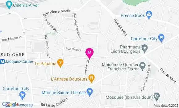 Localisation Restaurant Bar Le Terminus
