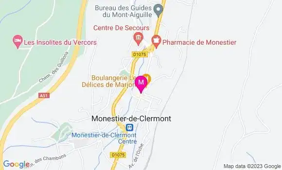 Localisation Restaurant  Le Central