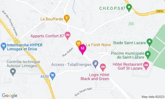 Localisation Restaurant  Le Michel Ange