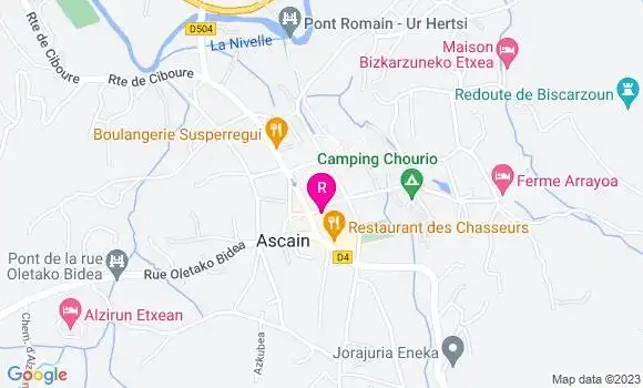 Localisation Café Plazan Ostatua