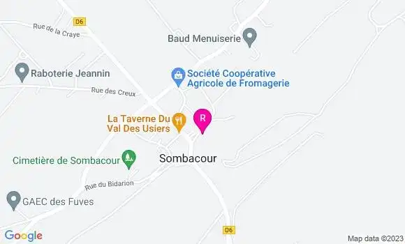 Localisation Restaurant  Les Voyageurs