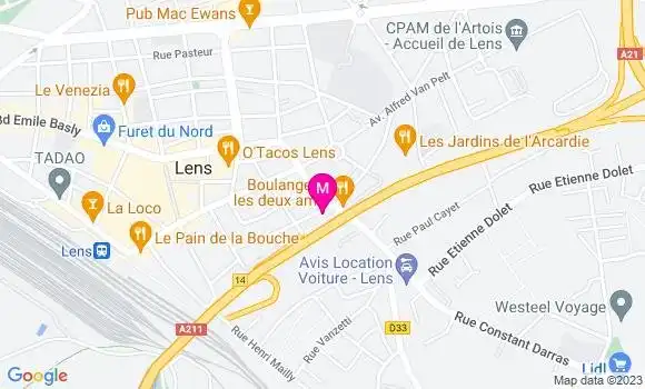 Localisation Restaurant  Le Tassili