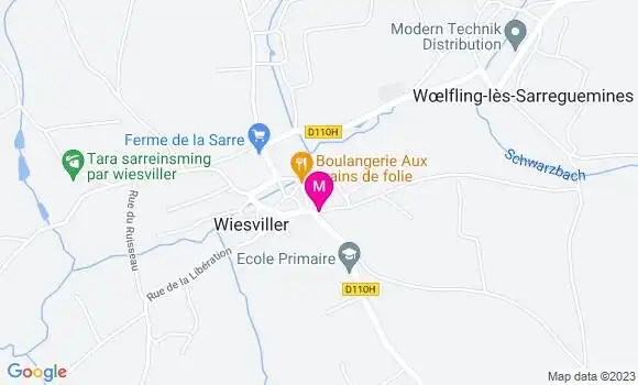 Localisation Restaurant  Cordary Café
