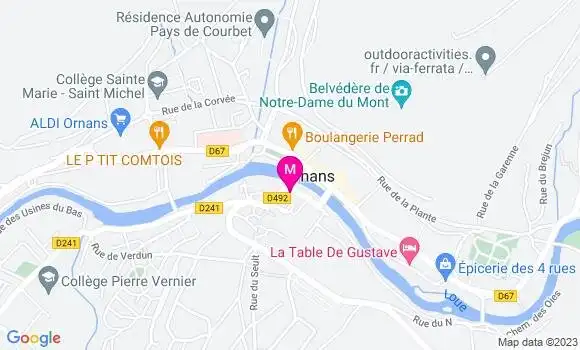 Localisation Restaurant  L