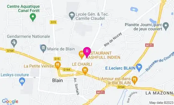 Localisation Restaurant Bar L