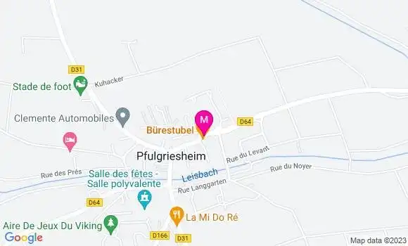 Localisation Restaurant Alsacien Bürestubel