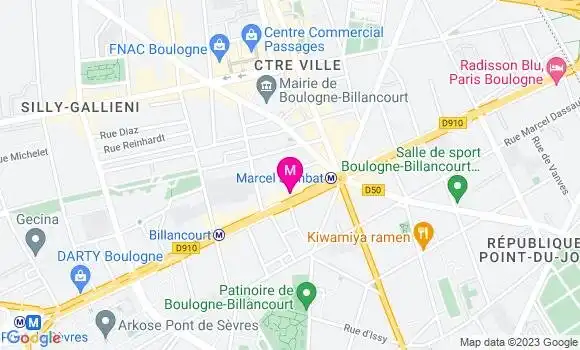 Localisation Restaurant Grill Hippopotamus Steakhouse