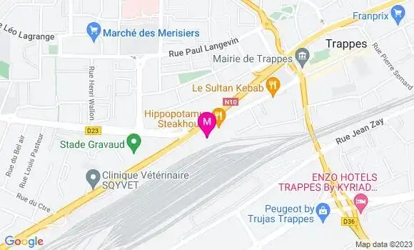 Localisation Restaurant Grill Hippopotamus Steakhouse