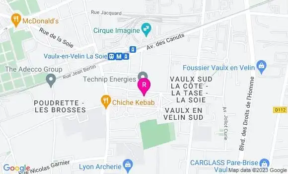 Localisation Restaurant de la Boule en Soie