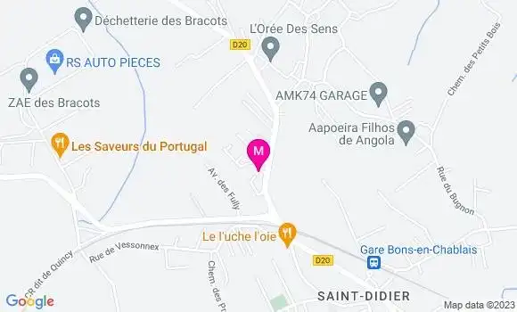 Localisation Restaurant Bio Le Tréseaur