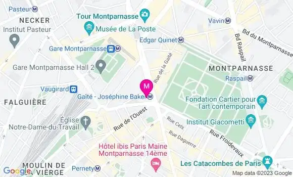 Localisation Restaurant  Le Maine Café