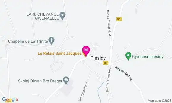 Localisation Restaurant  Le Relais Saint Jacques